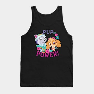 Girl Power With Flowers Tank Top